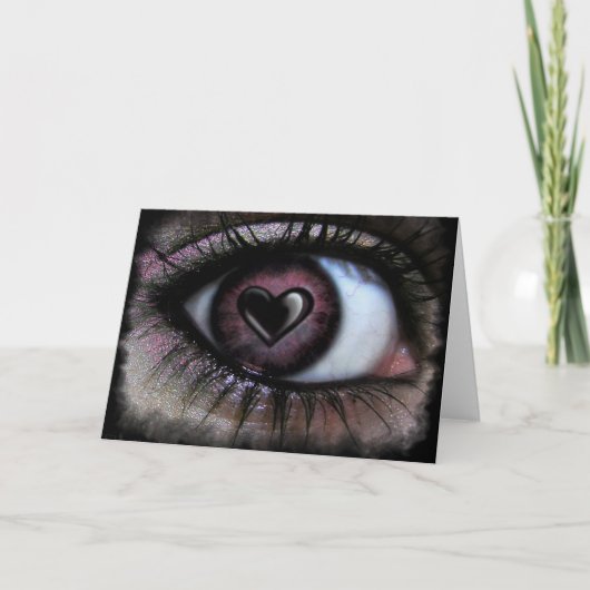 Carte de vœux Eye Heart U (Devant)