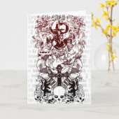 Carte de voeux Ezekiel 37 (Fleur jaune)