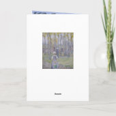 Carte de voeux F C Frieseke (Dos)