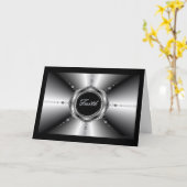 Carte de voeux factice (Fleur jaune)