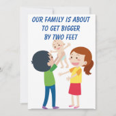 carte de voeux faire-part grossesse (Devant)