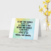 Carte de vœux - Fais-toi (Fleur jaune)