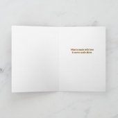 Carte de vœux faite avec amour (Intérieur)