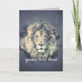 Carte de voeux faite sur commande COSMIQUE du ROI (Devant)