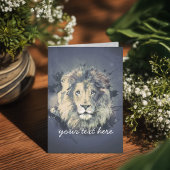 Carte de voeux faite sur commande COSMIQUE du ROI