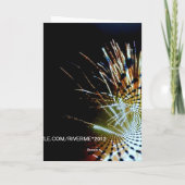 Carte de voeux faite sur commande d'abrégé sur (Dos)