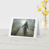 carte de voeux faite sur commande de carte vierge (Fleur jaune)