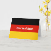 Carte de voeux faite sur commande de drapeau (Fleur jaune)