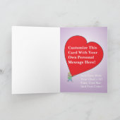 Carte de voeux faite sur commande de grand coeur (Intérieur)