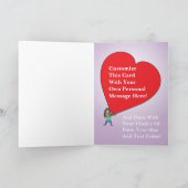 Carte de voeux faite sur commande de grand coeur (Intérieur)