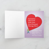 Carte de voeux faite sur commande de grand coeur (Intérieur)