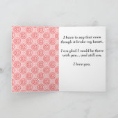 Carte de voeux FAITE SUR COMMANDE de immense (Intérieur)