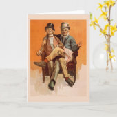 Carte de voeux faite sur commande de JOIE (Fleur jaune)