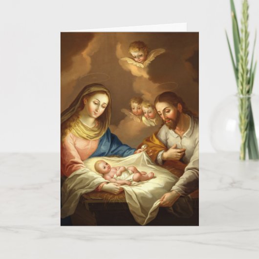 Carte de voeux faite sur commande "de Natividad de (Devant)