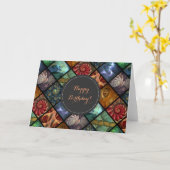 Carte de voeux faite sur commande de Polyptych de (Fleur jaune)