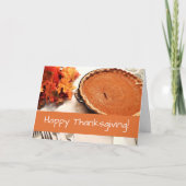 Carte de voeux faite sur commande de thanksgiving (Devant)