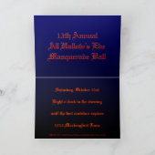 Carte de voeux faite sur commande hantée de manoir (Intérieur)