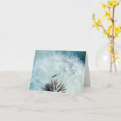 Carte de voeux - Faites un voeu ! (Fleur jaune)