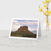 Carte de voeux Fajada Butte (Fleur jaune)