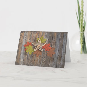 Carte de vœux Fall Stars
