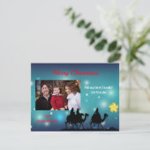 Carte de vœux familiale des trois sages (Debout devant)