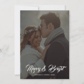 Carte de vœux familiale joyeuse et lumineuse (Devant)