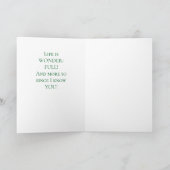 Carte de vœux fantaisiste  (Intérieur)