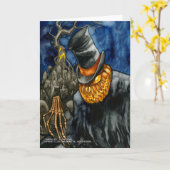 Carte de voeux fantôme de Jack (Fleur jaune)