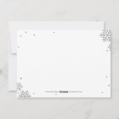 Carte de vœux Faux Argent de Noël This Is Us (Dos)