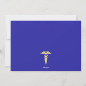 Carte de voeux Faux Gold Pharmacy (Dos)