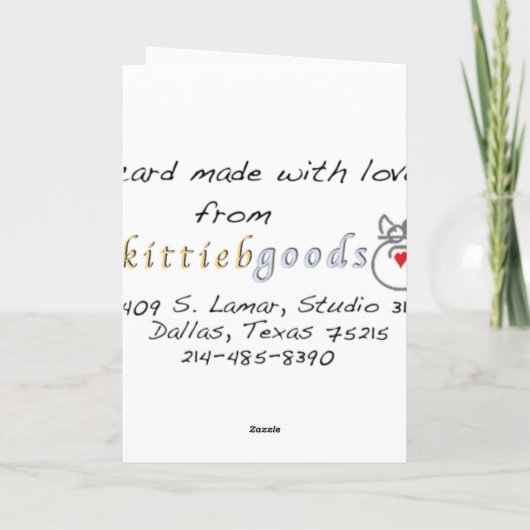 carte de vœux fée (Dos)