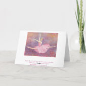 Carte de voeux féerique de prune de sucre (Dos)