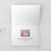 Carte de voeux féerique de prune de sucre (Intérieur)