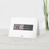 Carte de voeux féerique gothique d'endroit secret (Dos)