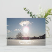 Carte de voeux feestdagenkaart (Staand voorkant)