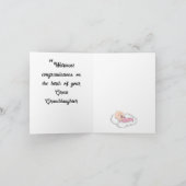 Carte de voeux : Félicitations grands-parents (Intérieur)