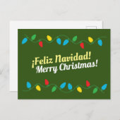 Carte de vœux Feliz Navidad (Devant / Derrière)