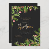 Carte de voeux Festive (Devant / Derrière)