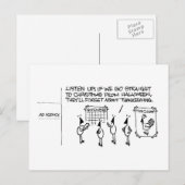 Carte de vœux festive (Devant / Derrière)