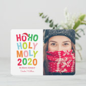 Carte de vœux festive 2020 Holy Moly (Debout devant)