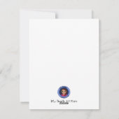 Carte de vœux festive à plat saisonnière (Dos)