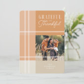 Carte de voeux Festive Boho Thanksgiving (Debout devant)