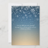 Carte de vœux festive Corporate Elegant Script Hol (Dos)