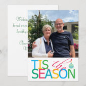 Carte de vœux festive de la saison (Devant / Derrière)