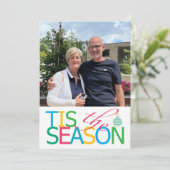 Carte de vœux festive de la saison (Debout devant)