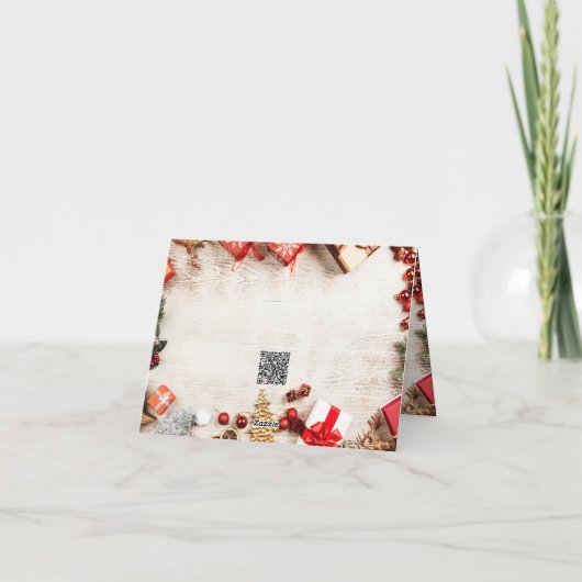 Carte de voeux Festive de Noël (Dos)