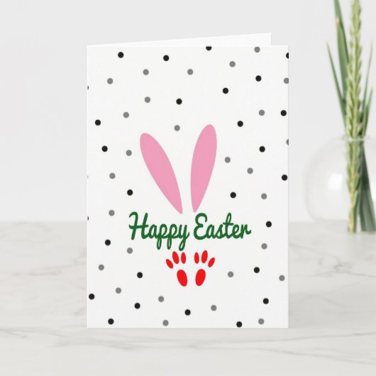 Carte de vœux festive de printemps (Devant)