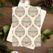 Carte de vœux festive en feuille d'aluminium