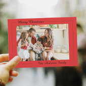 Carte de vœux festive et décontractée pour un joye