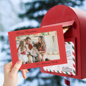 Carte de vœux festive et décontractée pour un joye